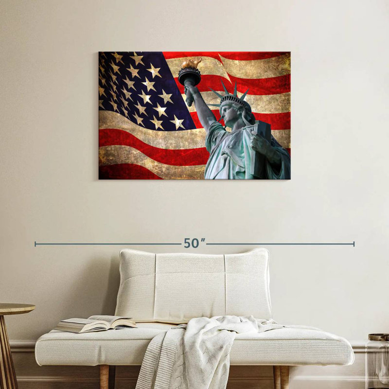 Marchelle American Lady Liberty, H 24 po x l 36 po