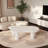 47 Inches Cloud Coffee Table with 4 Legs for Living Room-2072032001