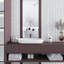 1" x 3" Glass Brick Joint Mosaic Wall and Floor Tile-60564829