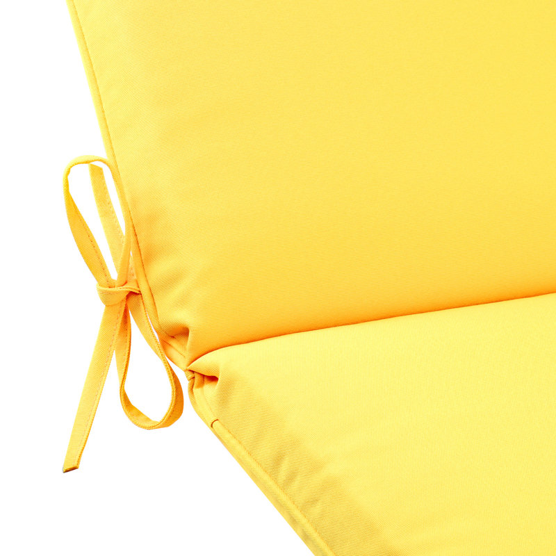 Outdoor/Indoor Adirondack Chair Cushions, High Back Patio Furniture Replacement Cushion, Yellow