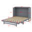 Lit escamotable avec pieds en fer, design moderne-1691920239