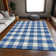 Premium Machine Washable Prisco Navy Rug