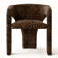 Ensemble de 2 chaises d'appoint modernes rembourrées Leopard-131401702