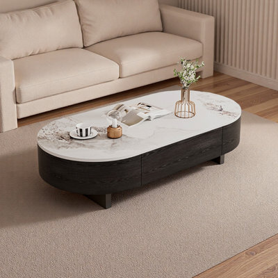 Table basse moderne avec tiroirs de rangement