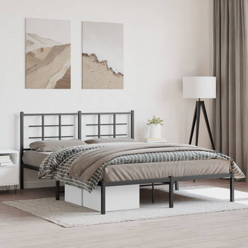 Conaway Metal Bed, European Kingsize (160 x 200cm)
