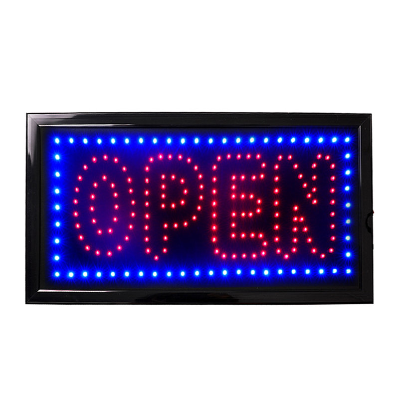 LED Neon Light Animated Motion Open Business Sign