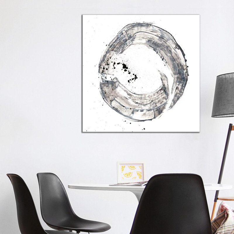"Cosmic Rings III" par Ethan Harper, reproduction d’art, H 37 po x l 37 po x P 1,5 po, Aucun mat, Toile tendue