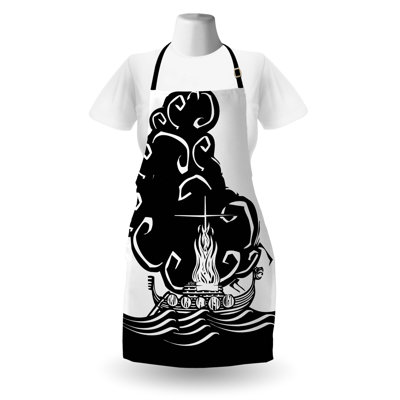 No Pattern Bib Apron