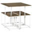 Mercadez 4 - Person Dining Set