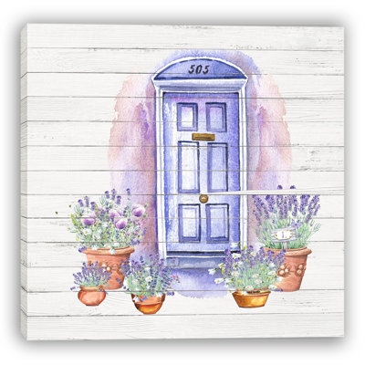 Lavande, art mural sur toile tendue