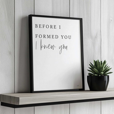 «I Knew You Set 1 of 2» par Lux + Me Designs, reproduction d'art