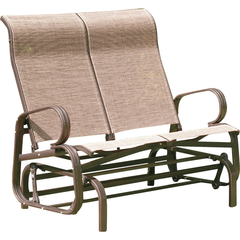 Isanti Metal Outdoor Glider, Bronze