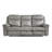 Bayshore 88.5" Modern & Contemporary Faux Leather Double Reclining Sofa with Integrated Drop-Down Console, Hidden Storage Drawer-1394368400