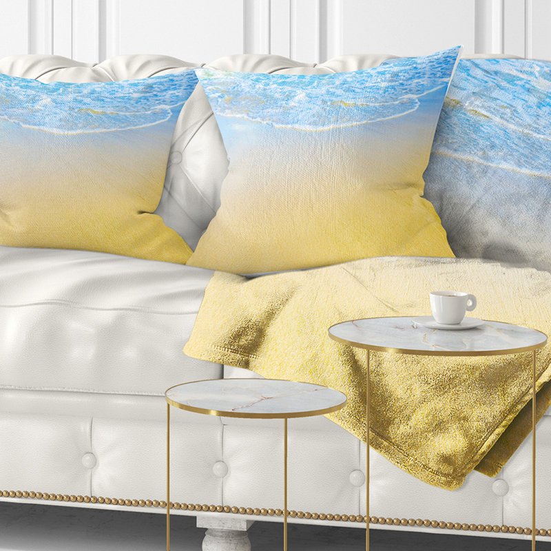 Coussin Seashore, 16 po x 1 po, Carré