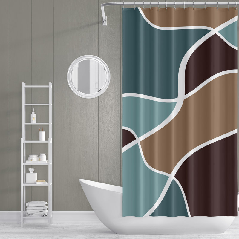 Rideau de douche simple Scituate, H 93 po x l 70 po