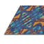 Tapis bleu tissé à la machine-262960965