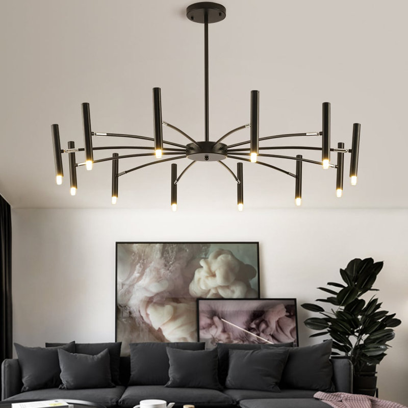12 - Light Natural Chandelier Pendant