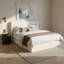 Large-Capacity Upholstered Storage Bed With Drawers,Beige,King