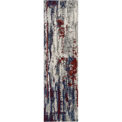 Tapis transitionnel multicolore Modern Modern