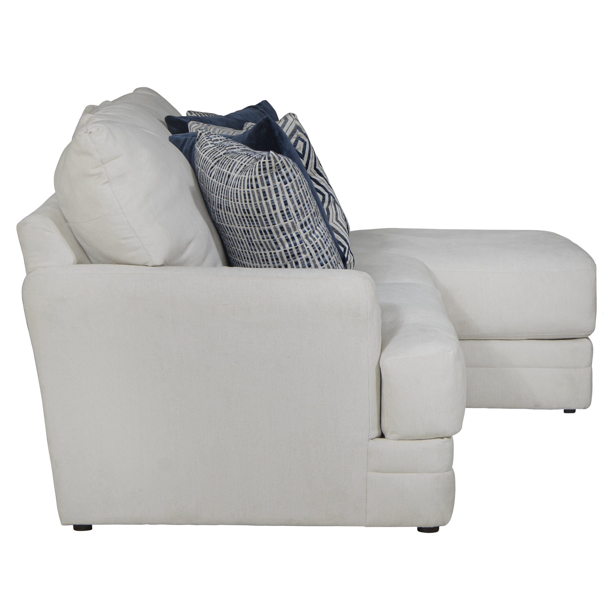 Mazekine Modular Upholstered Chaise L-Sectional, Right Hand Facing