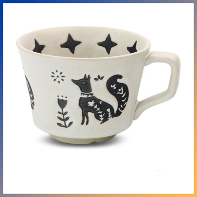 【Autumn/Winter Warmth Essential】Set Of 1 Artisan-Designed Ceramic Coffee Mugs, 12 Oz Stoneware Cups With Elegant Large Handles — Perfect For Latte, Cappuccino, Mocha & Espresso. Exquisite Artwork, Cozy Comfort.