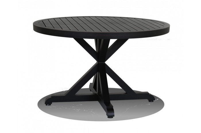 Monterey Outdoor Round Dining Table, 29.5'' H x 48" W x 48" L