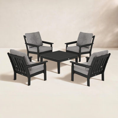 Vineyard 5-Piece Deep Seating Conversation Set