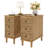 Soichi Solid Wood 3 - Drawer End Table Set
