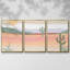 Cactus Plateau II, peinture sur toile 3 pièces-1479236198-1479236194