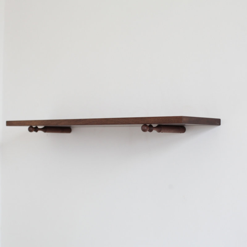 Vintage Solid Wood Wall Hanger, 0.82" H x 23.62" W x 7.48" D