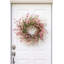 24 po Artificiel Boho Pampas Herbe verdure Feuillage grappe de fleurs sauvages Porte d'entrée Couronne de mariage Weclome Decor