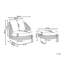 Dellora Outdoor Lounge Chair with Cushions-2143946263