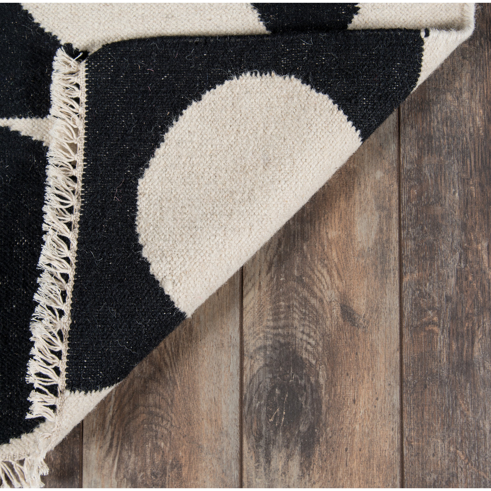 Roshni Hand-Woven Geometric Wool Rug, Runner 2'3" x 8'