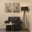 Doiron 59'' Black Tripod Floor Lamp