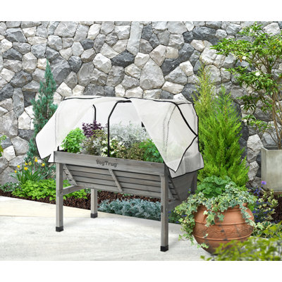 Wood Raised Garden Bed