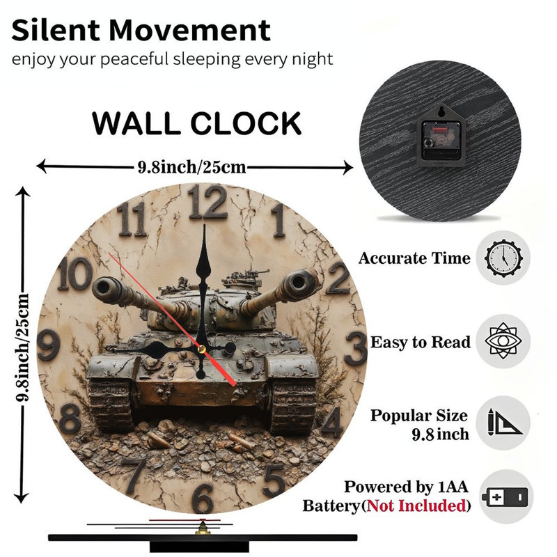 Horloge de char militaire