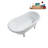 57.5'' x 29.5'' Soaking Acrylic Bathtub-83636143-90752935