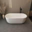 59" Freestanding Soaking Acrylic Bathtub