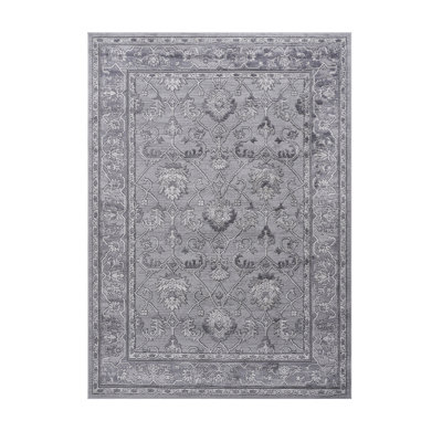 Tapis gris / oriental 5X7