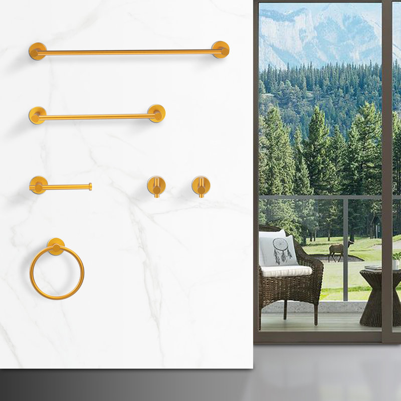 Bathroom Hardware Set, Gold