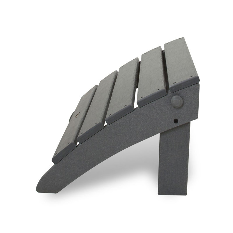 Repose-pieds POLYWOOD surdimensionné classique Adirondack Adirondack, Gris ardoise
