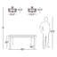 Plafonnier semi-encastré 4 lumières 13,5 po-35989385