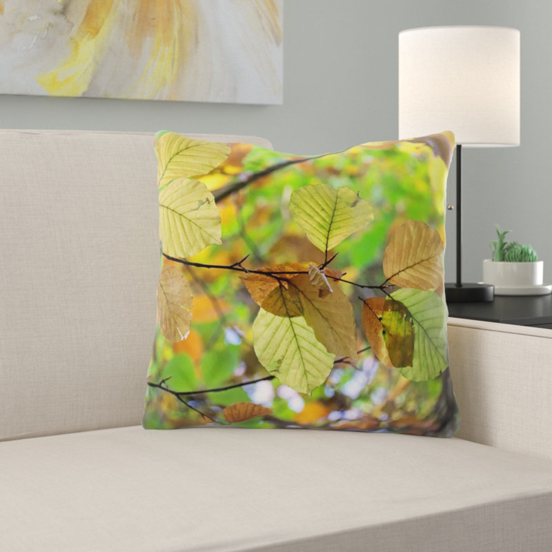 Housse et insert de coussin extérieur Whitsett Autumn, Microsuède, Intérieur