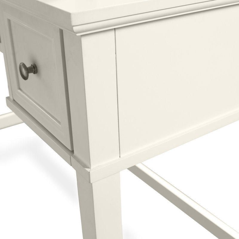 Ensemble coiffeuse avec miroir, Blanc