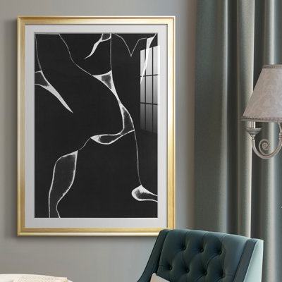 Toile encadrée de qualité supérieure Night Bloom II - prête à être accrochée
