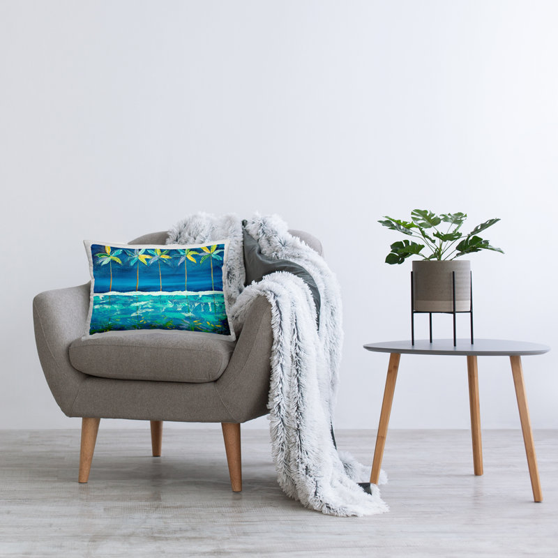 Floral Throw Pillow