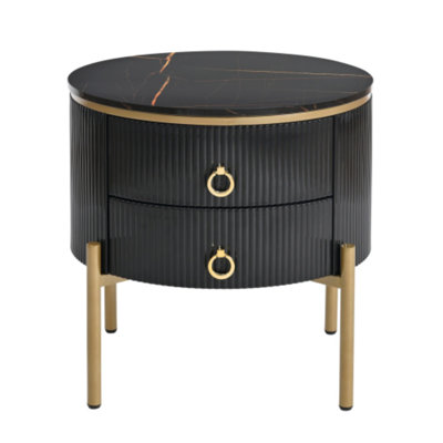Nightstand With Metal Legs