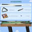  Ensemble de table de billard pliable 38 "
