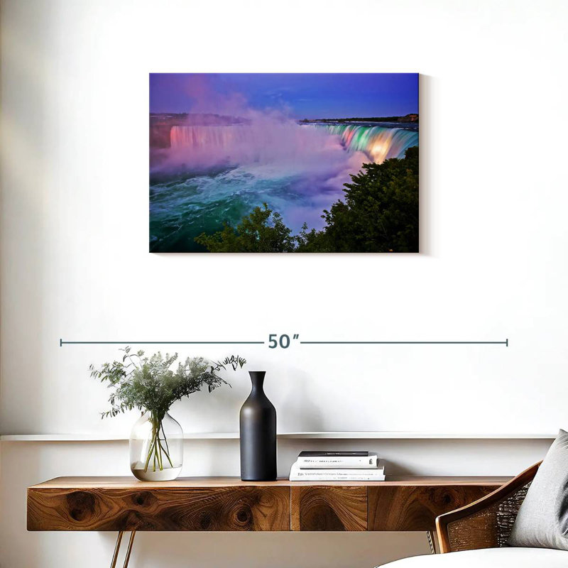 Alvord Niagara Falls At Twilight, 20" H x 30" W