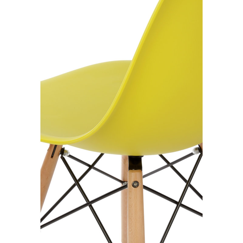 17.5'' H Side Chair, Dark Yellow